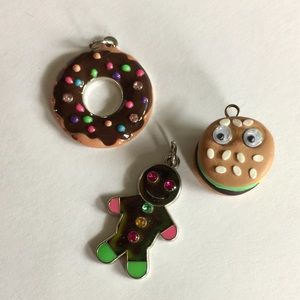 💰3/$15 3 Food Pendents/Charms M20